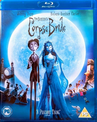 CORPSE BRIDE - brittisk utgåva utan svensk text och tal