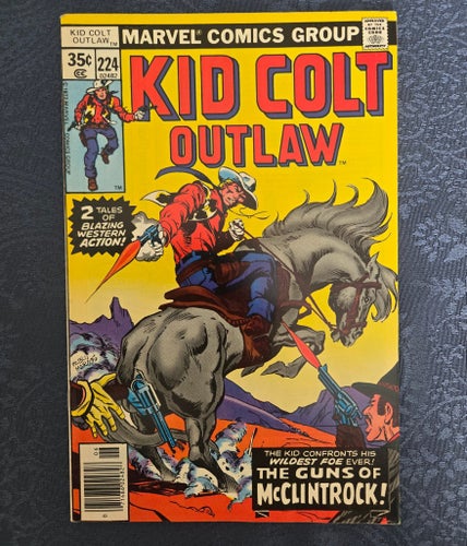 Kid Colt Outlaw #224, Marvel 1978