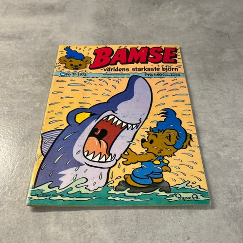 Bamse - Världens Starkaste Björn Nr 11 1973 Sällsynt Nr!