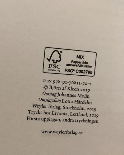 AMERIKANER Björn af Kleen 2019