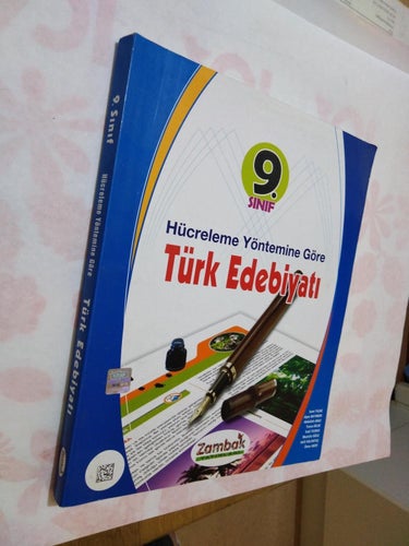 9. sinif Hucreleme yöntemine göre Turk Edebiyati. turkisk litteratur. Very fine