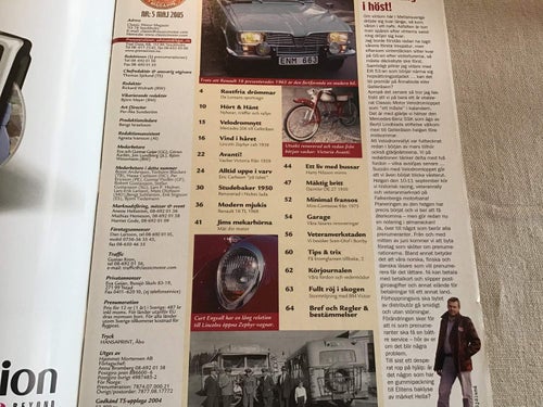 CLASSIC MOTOR NR 5 2005 DE LOREAN DMC,LINCOLN ZEPHYR,VICTORIA VICKY MOPED