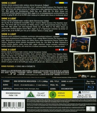 Shine A Light (NY, INPLASTAD!) (Blu-ray)