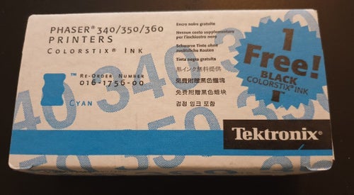 Tektronix Colorstix vax klossar till Phaser 340, 350, 360