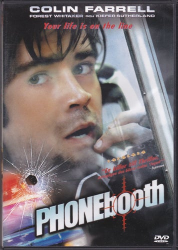 DVD / Phonebooth / Colin Farrell, Kiefer Sutherland, Katie Holmes / Nära Nyskick