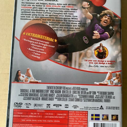 Dodgeball, Ben Stiller, Dvd