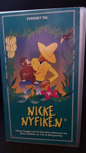 Nicke Nyfiken (VHS) H.A. Rey- Köpvideo - OOP/Utgången