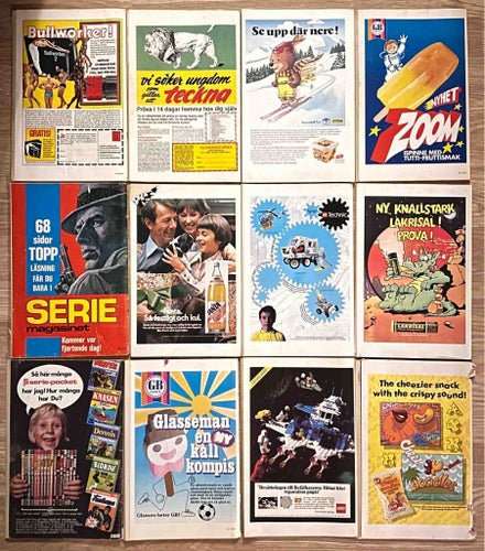 Fantomen Tidningar - Samling av Äldre Utgåvor, 1970-90, 12 st.
