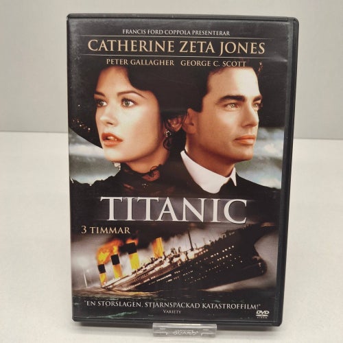 Titanic - Catherine Zeta Jones - Region 2, DVD-Film, Svensk text, Fint skick