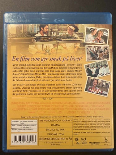 100 steg från Bombay till Paris (Blu-Ray)