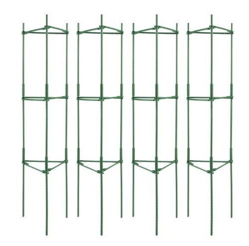 Tomatstöd 4-Pack 160 cm Växtstöd för Tomater och Klätterväxter
