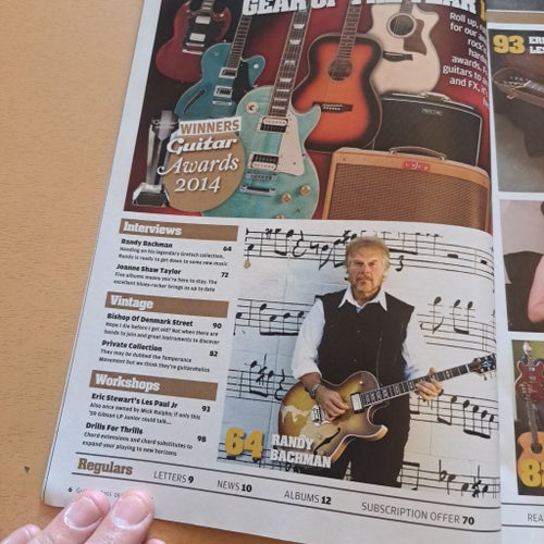 Guitar & Bass Magazine - Gear of the Year - December 2014