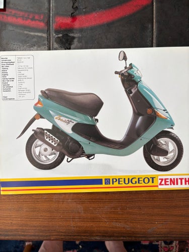 Peugeot Zenitm skoter brochyr