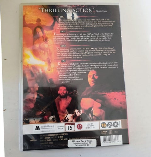 Kingdom of Gladiators DVD