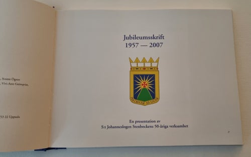 S:t Johanneslogen STENBOCKEN Uppsala 1957-2007