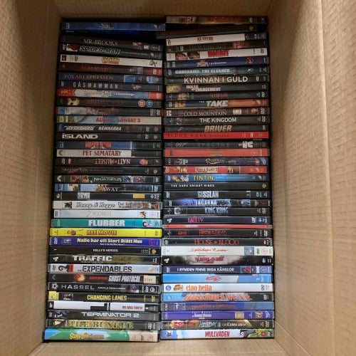 Blandade DVD Filmer Stor Låda Film Paket Samling Retro Klassiker DVD Box