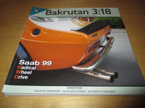BAKRUTAN 3:18. SVENSKA SAABKLUBBENS TIDSKRIFT.