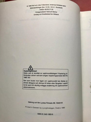 GRÖNA BOKEN Läsebok för årskurs 1 Rolf och Lilian Falkenland 1986