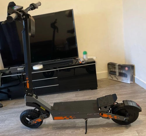 800W 48V 15Ah 45km/h hopfällbar elscooter med smart pekskärm, elektrisk skoter