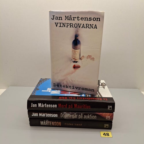 Jan Mårtenson x4 Bokpaket med hårdpärm - Se bilder för titlar