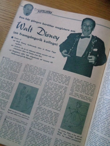 Året Runt nr34 1957 Caterina Valente, Walt Disney,Kungligt Danmark Kung Frederik