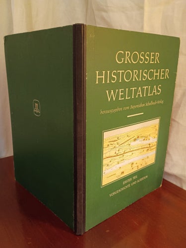 Grosser Historischer Weltatlas, 1958. Historiskt världsatlas på tyska. Del 1.
