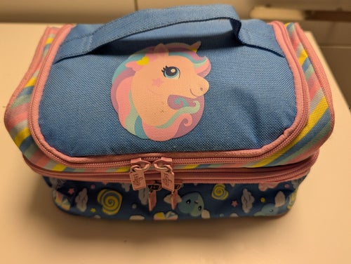 Smiggle Kylväska Blå med enhörningsmotiv