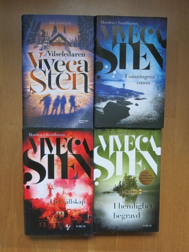 Viveca Sten - 4 böcker .