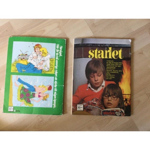 2 st Jätte Starlet retro. Ca 1978-1979