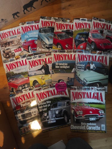 Nostalgia tidningar - Biltidningar - 13st