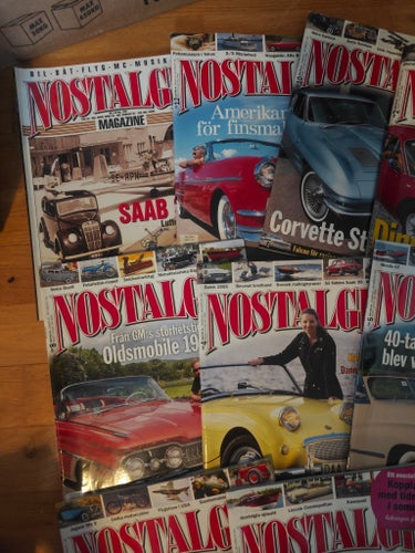 Nostalgia tidningar - Biltidningar - 13st