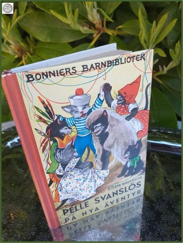 Pelle Svanslös på nya äventyr Gösta Knutsson Bonniers 1977 Vintage Fint skick