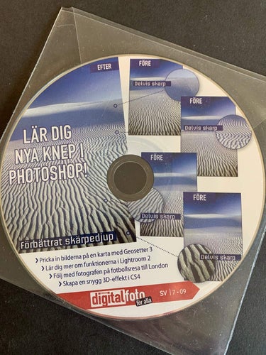DVD med Foto-kurser och tips (bifogades Digital Foto nr 7, 2009)