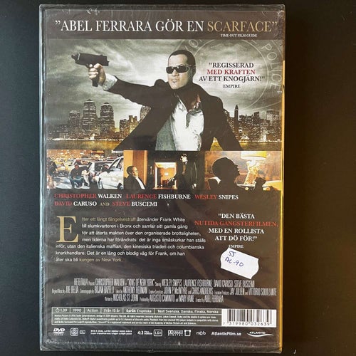 KING OF NEW YORK. MAFFIA - THE CLASSIC DVD COLLECTION 16. ACTION -90. INPLASTAD