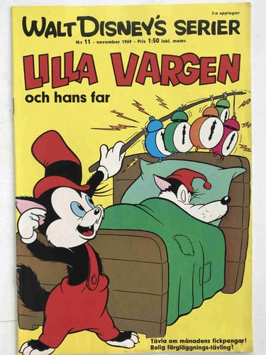 Walt Disney´s Serier - 1969:11 VG-FN