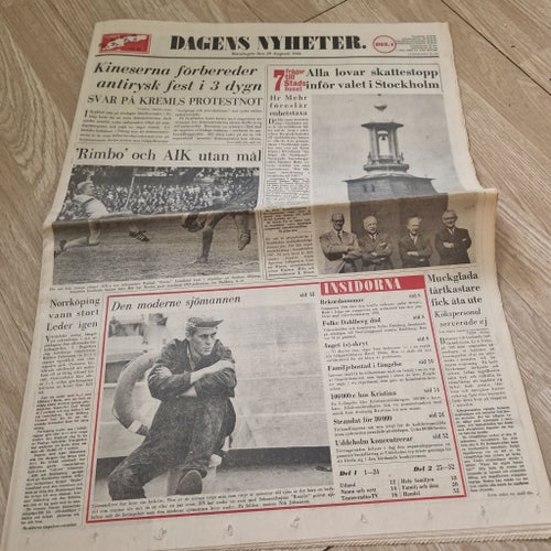 Dagens Nyheter från 1966
