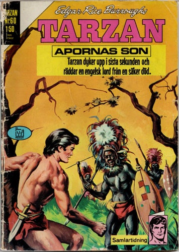 Tarzan Nr 60 (1970) av Edgar Rice Burroughs