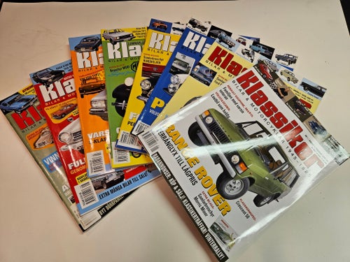 8 st Bil tidningar 2006 Klassiker Bilar & Motorcyklar 1945-1985