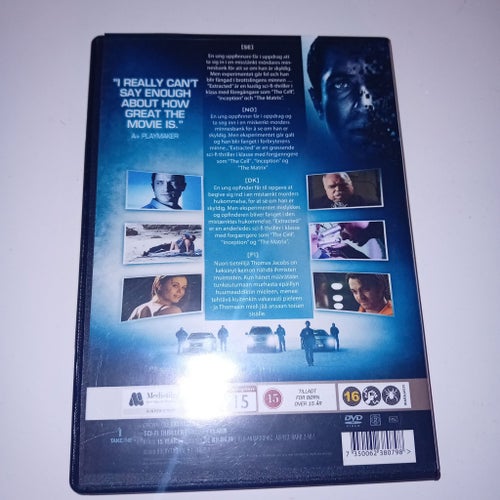 EXTRACTED DVD science-fiction indiefilm