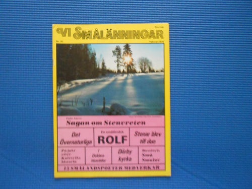 Vi Smålänningar 19 1977 Pälle Näver Dörby Unnaryd Vederslöv Kalvsvik