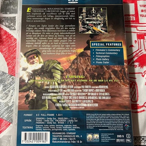 ROUGHNECKS - KAMPEN OM TOPHET (1999) SVENSK EGMONT UTGÅVA I MKT FINT SKICK!