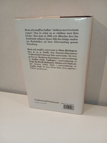 Brott Och Straff - Fjodor Dostojevskij