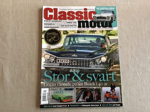 CLASSIC MOTOR NR 4 2019 BUICK,SAAB 96,VESPA RALLY,VOLVO 144,TRABANT 601,NIMBUS