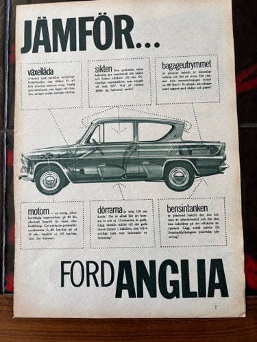 FORD ANGLIA 1960 annons