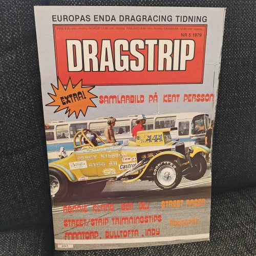 DRAGSTRIP - Nr 5 1979 - I NYSKICK!!! Med poster!