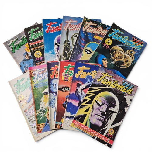 Fantomen Serietidningar - 12 st 1979-1980