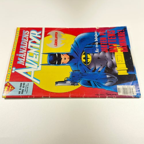 Månadens Äventyr: Läderlappen 1988 Nr 8 (Satellitförlaget) (VG) – Instick kvar