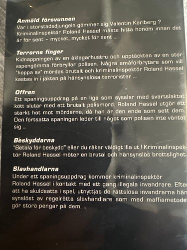 Hassel Samlade Filmer fyra DVD Lars-Erik Berenett