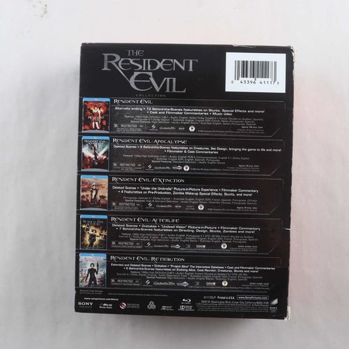 Blu-ray The Resident Evil Collection