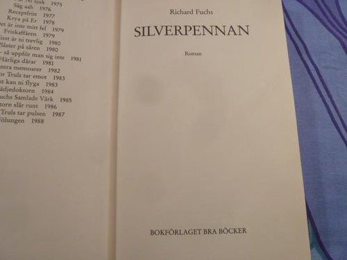 SILVERPENNAN, R. FUCHS, 1990,  BÖCKER
